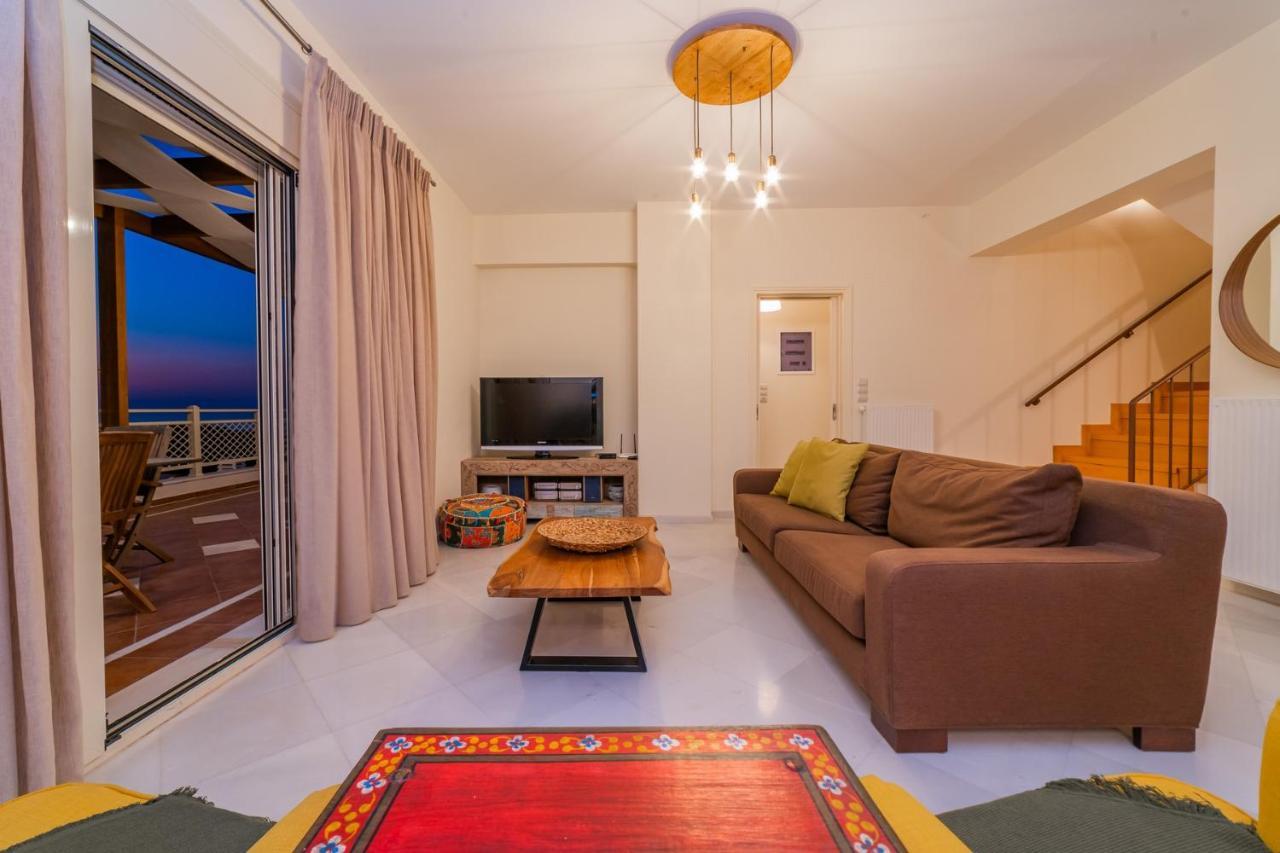 Estella Villa With Pool, Children Area, Bbq & Magnificent Views! Astérion 外观 照片
