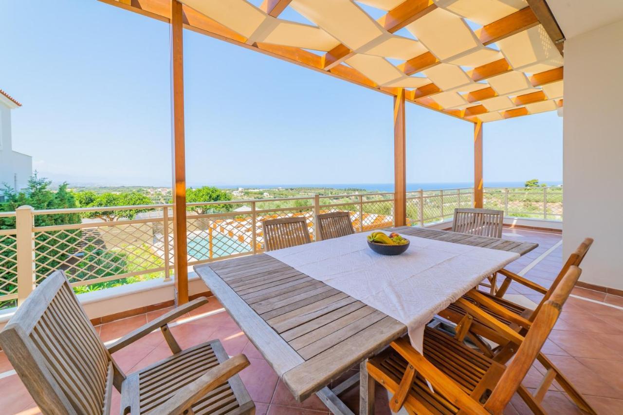 Estella Villa With Pool, Children Area, Bbq & Magnificent Views! Astérion 外观 照片